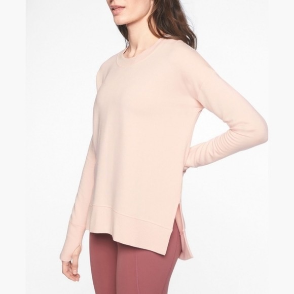 Athleta Tops - Athleta Coaster Luxe Crew Sweatshirt
